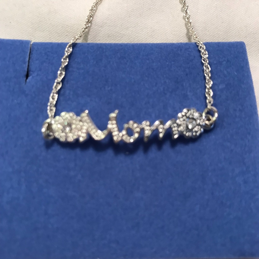 Vintage Avon Silvertone Mom‎ Anklet with Flower Accents New in Box